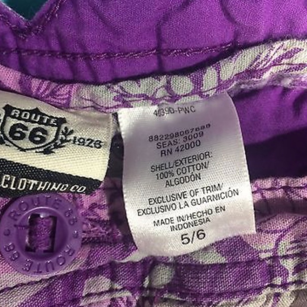 4/$25 Sale Floral Plaid Shorts Button pockets - Picture 8 of 8